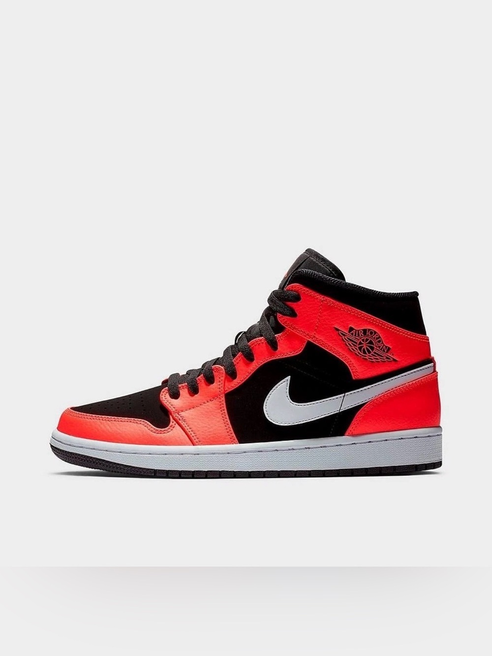 NIB Men Jordan 1 Mid Infrared 23 554724-061 Black/White-Infrared 23